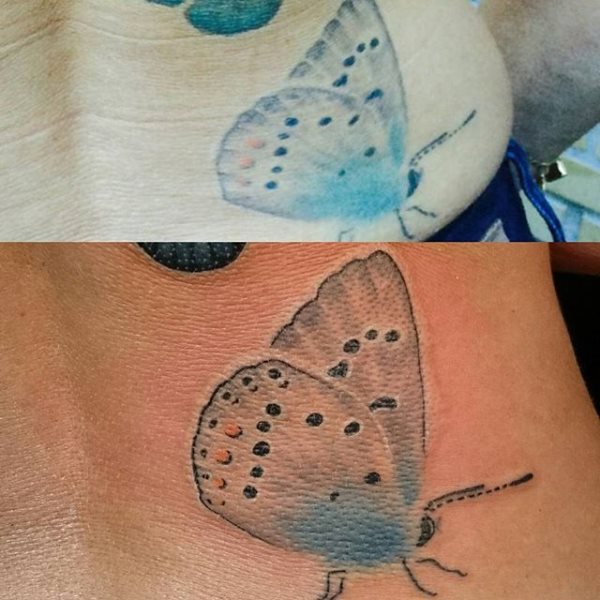 tatuaggio farfalla 90