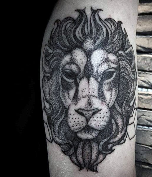 tatuaggio leone 206