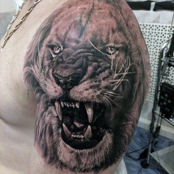 tatuaggio leone 24