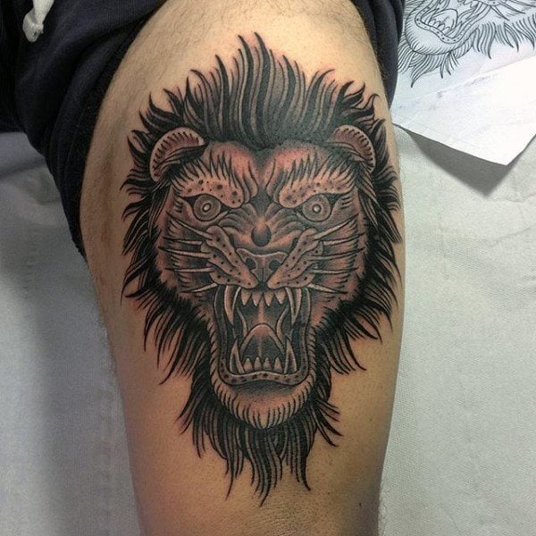 tatuaggio leone 271