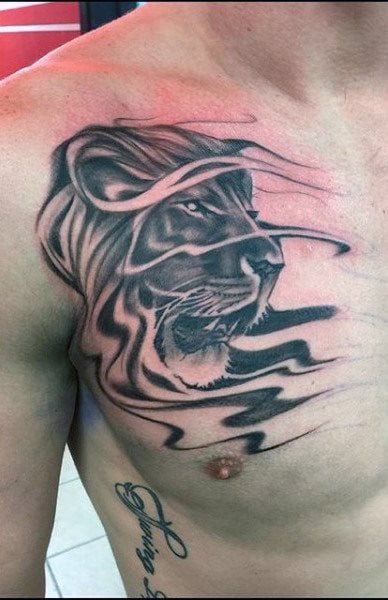 tatuaggio leone 388