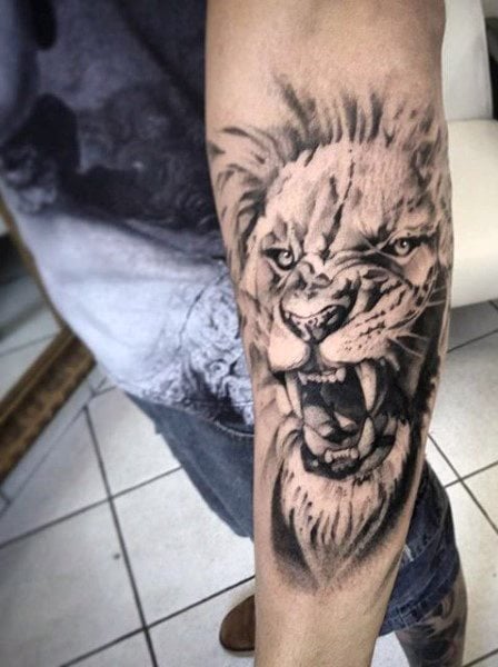 tatuaggio leone 518