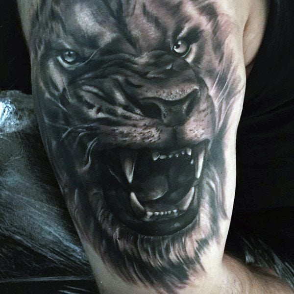 tatuaggio leone 63