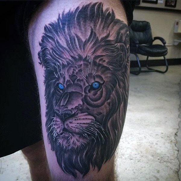 tatuaggio leone 713