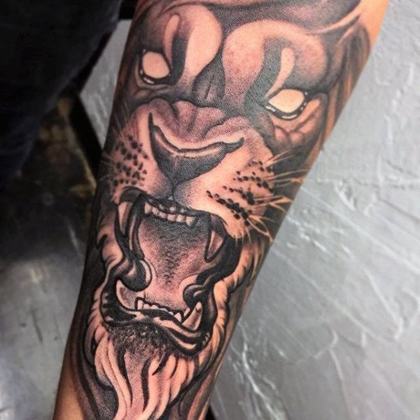 tatuaggio leone 765
