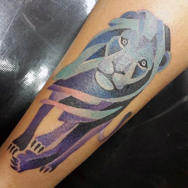 tatuaggio leone 89