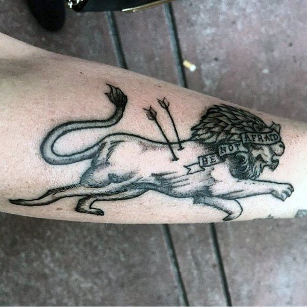 tatuaggio leone 947