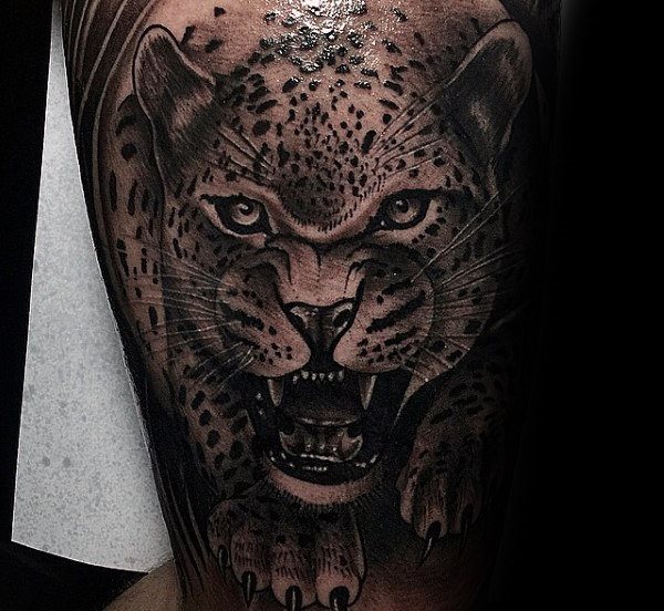 tatuaggio leopardo 115