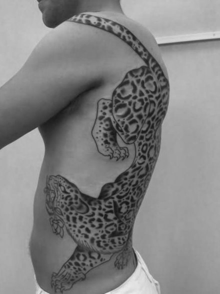 tatuaggio leopardo 76