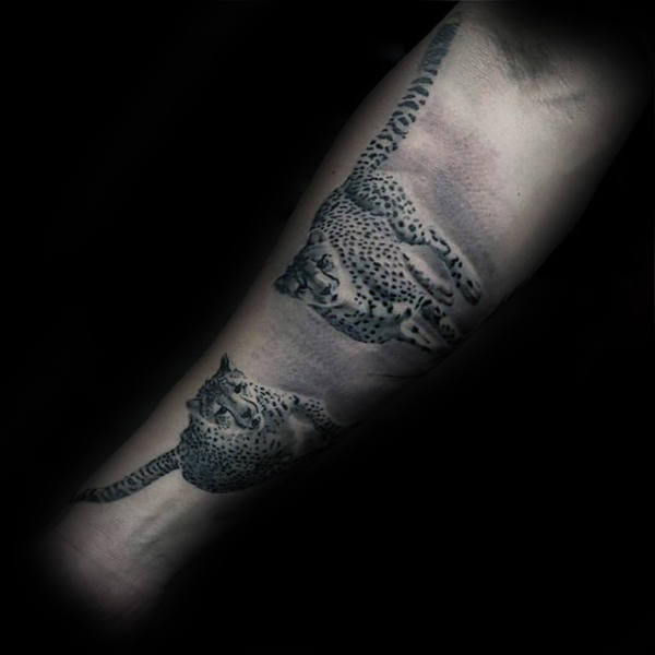 tatuaggio leopardo 89