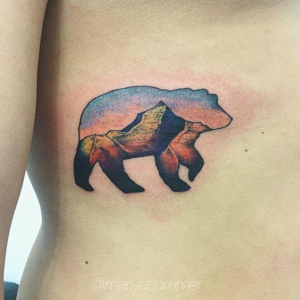 tatuaggio orso 1611