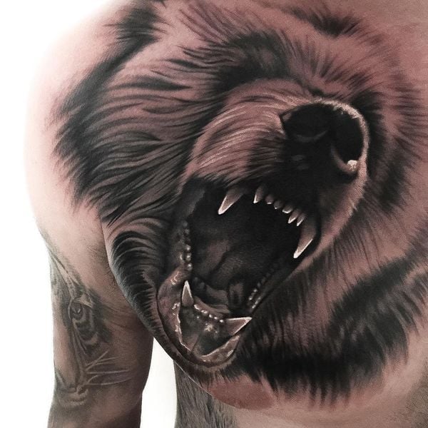 tatuaggio orso 194