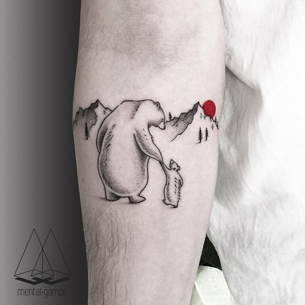tatuaggio orso 1975