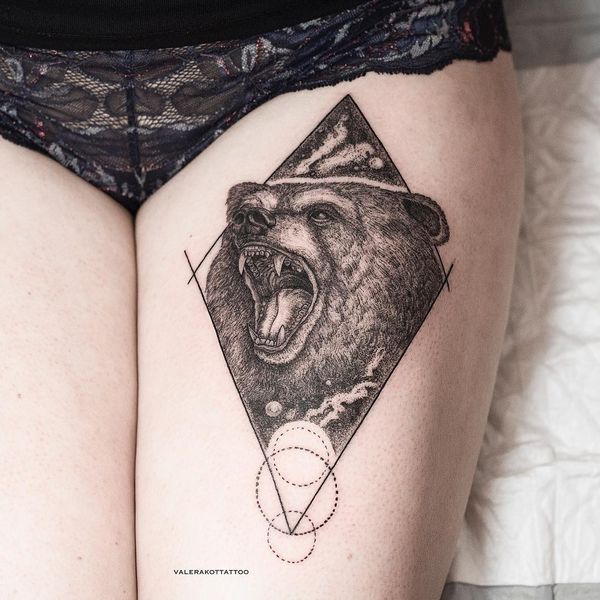 tatuaggio orso 2248
