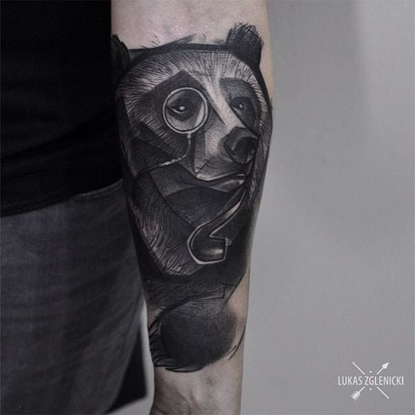 tatuaggio orso 506