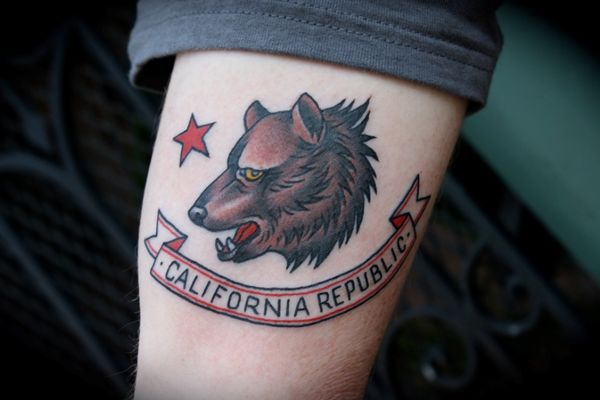 tatuaggio orso 584
