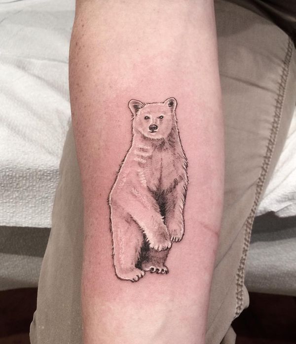 tatuaggio orso 805