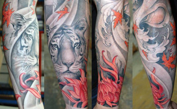 tatuaggio tigre 843