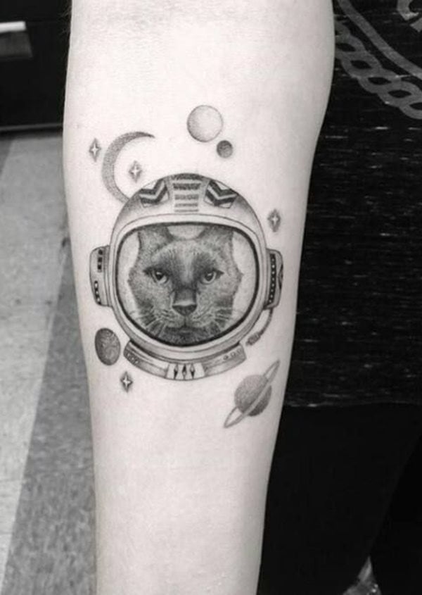 diseno tatuaggio gatto 15