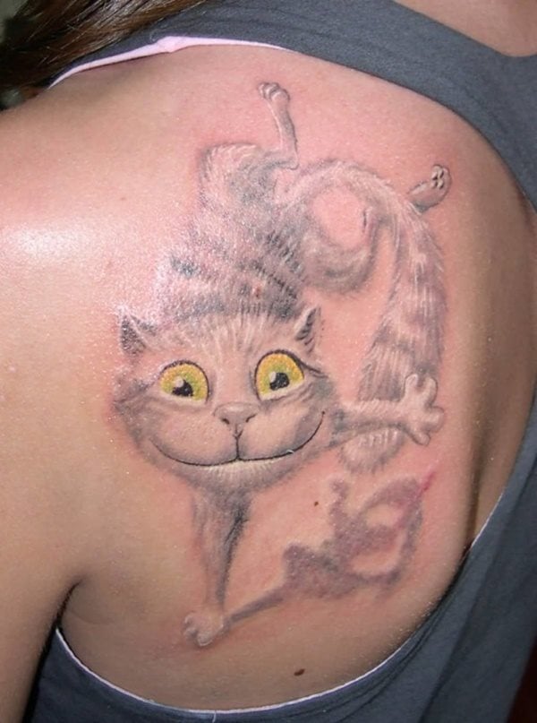 diseno tatuaggio gatto 59