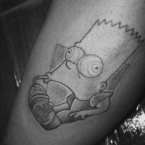tatuaggio bart simpson 44