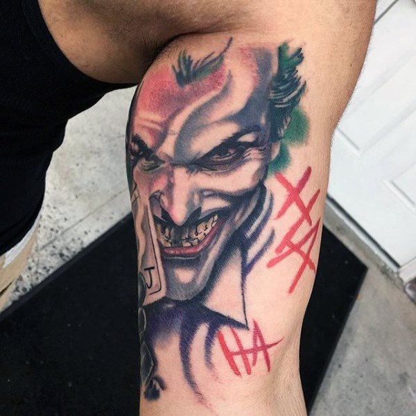 tatuaggio batman 69