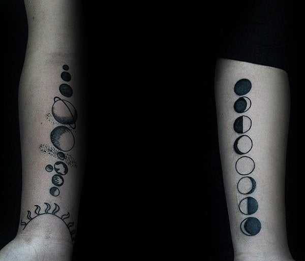 tatuaggio fasi lunari 51