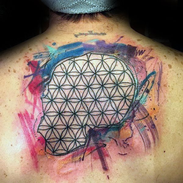 tatuaggio fiore della vita 288