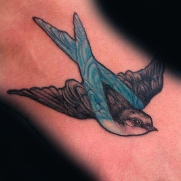 tatuaggio nastro contro cancro 138