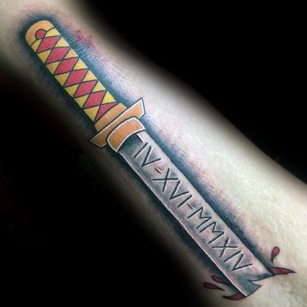 tatuaggio numero romano 109
