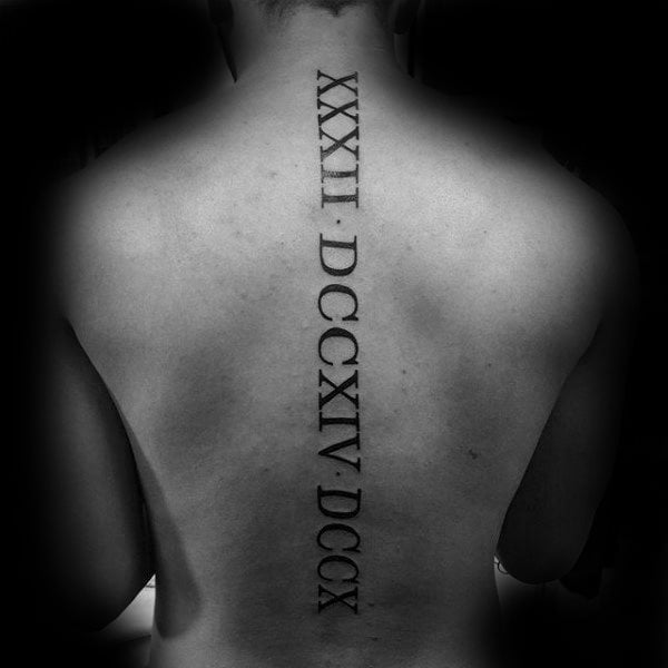 tatuaggio numero romano 111