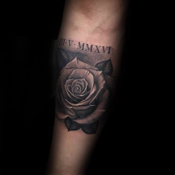 tatuaggio numero romano 141