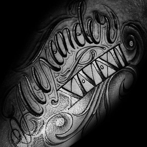 tatuaggio numero romano 49