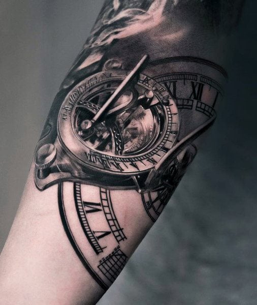 tatuaggio orologio 226