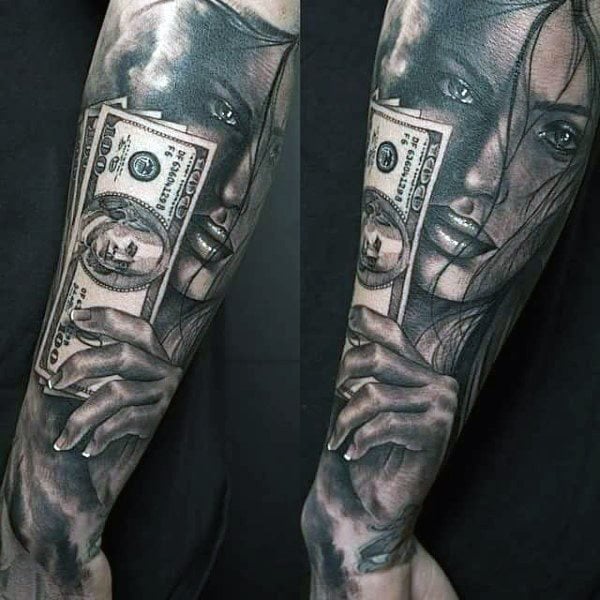 tatuaggio soldi 67