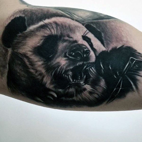 tatuaggio urso panda 09