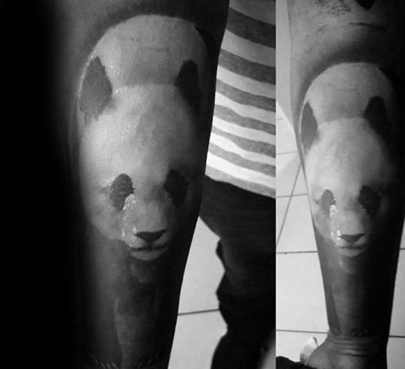 tatuaggio urso panda 11
