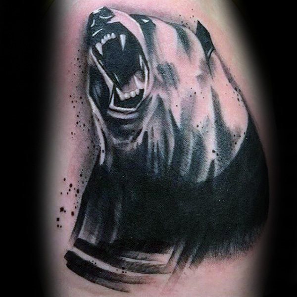 tatuaggio urso panda 111