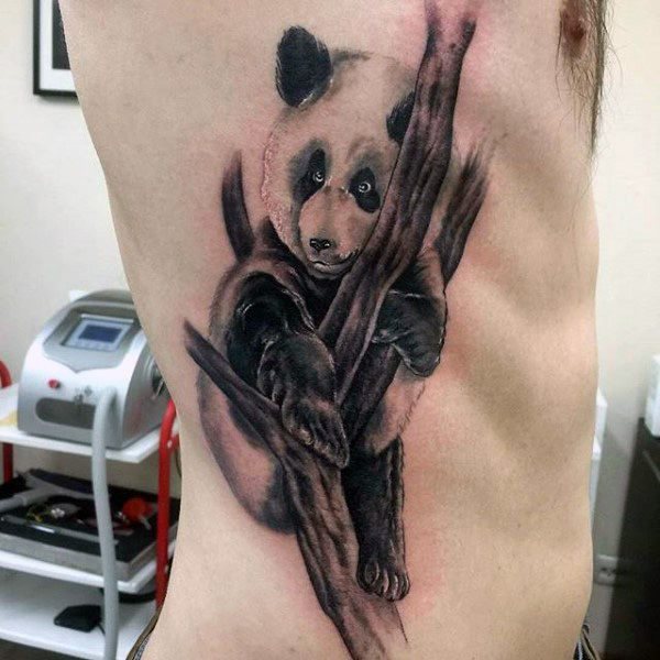 tatuaggio urso panda 113