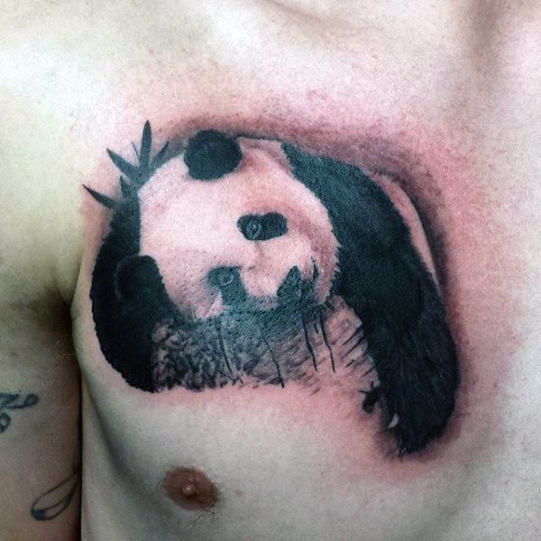 tatuaggio urso panda 135