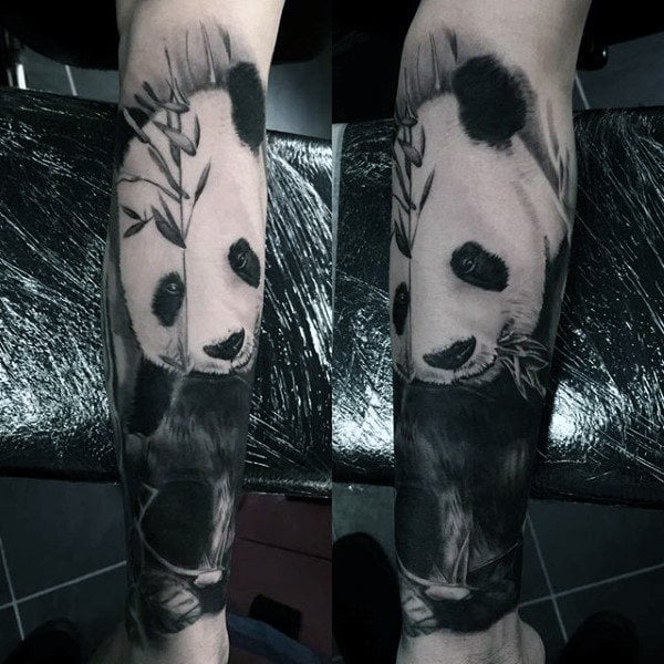 tatuaggio urso panda 147