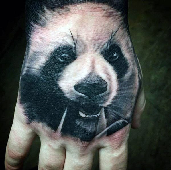 tatuaggio urso panda 149