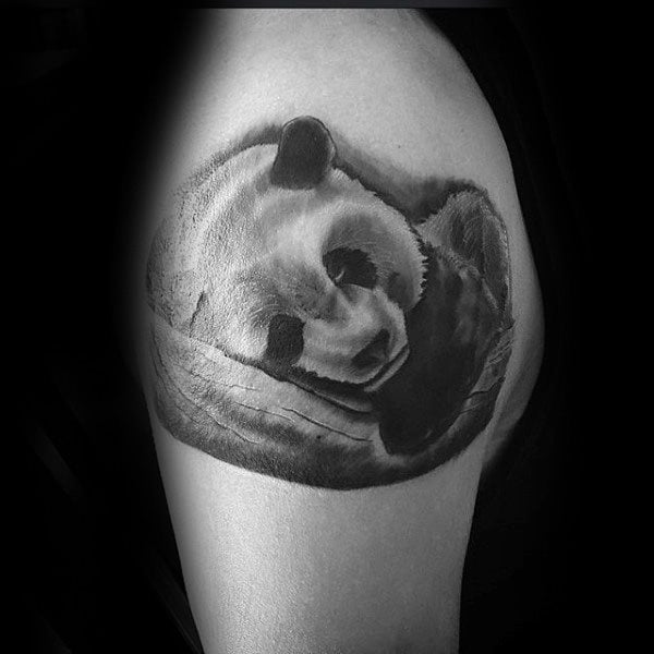 tatuaggio urso panda 167