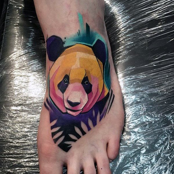 tatuaggio urso panda 17