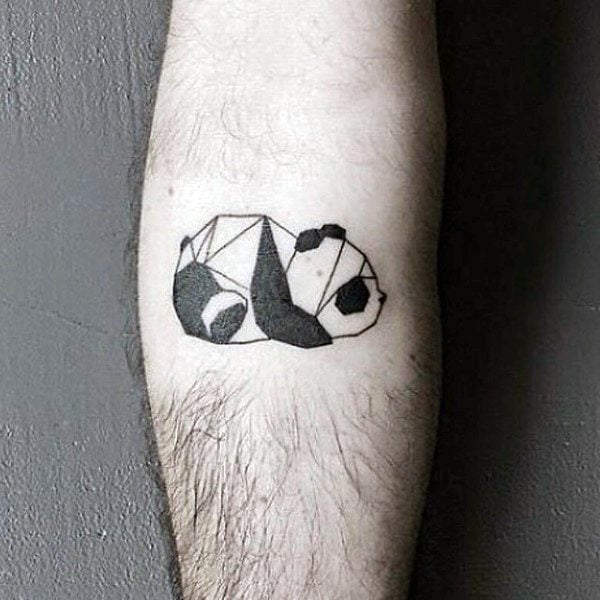 tatuaggio urso panda 171