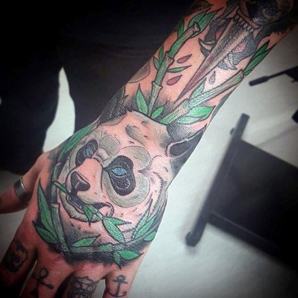 tatuaggio urso panda 181