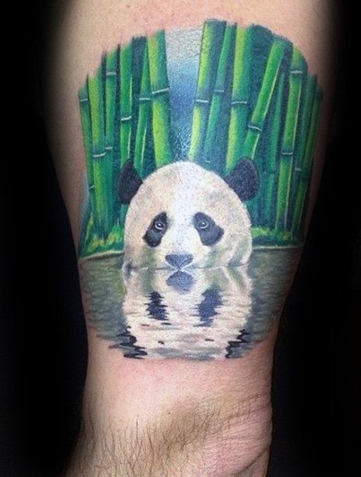 tatuaggio urso panda 193