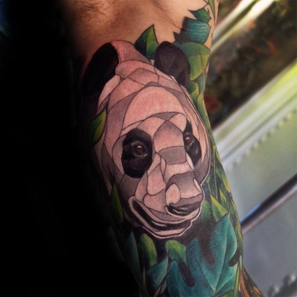 tatuaggio urso panda 21