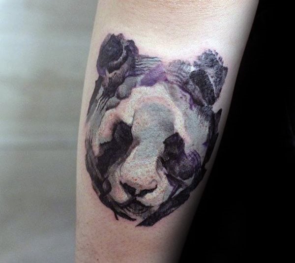 tatuaggio urso panda 27