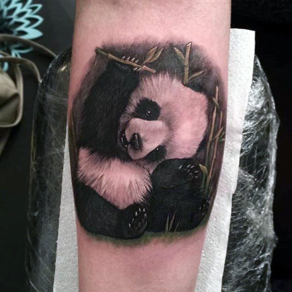 tatuaggio urso panda 31